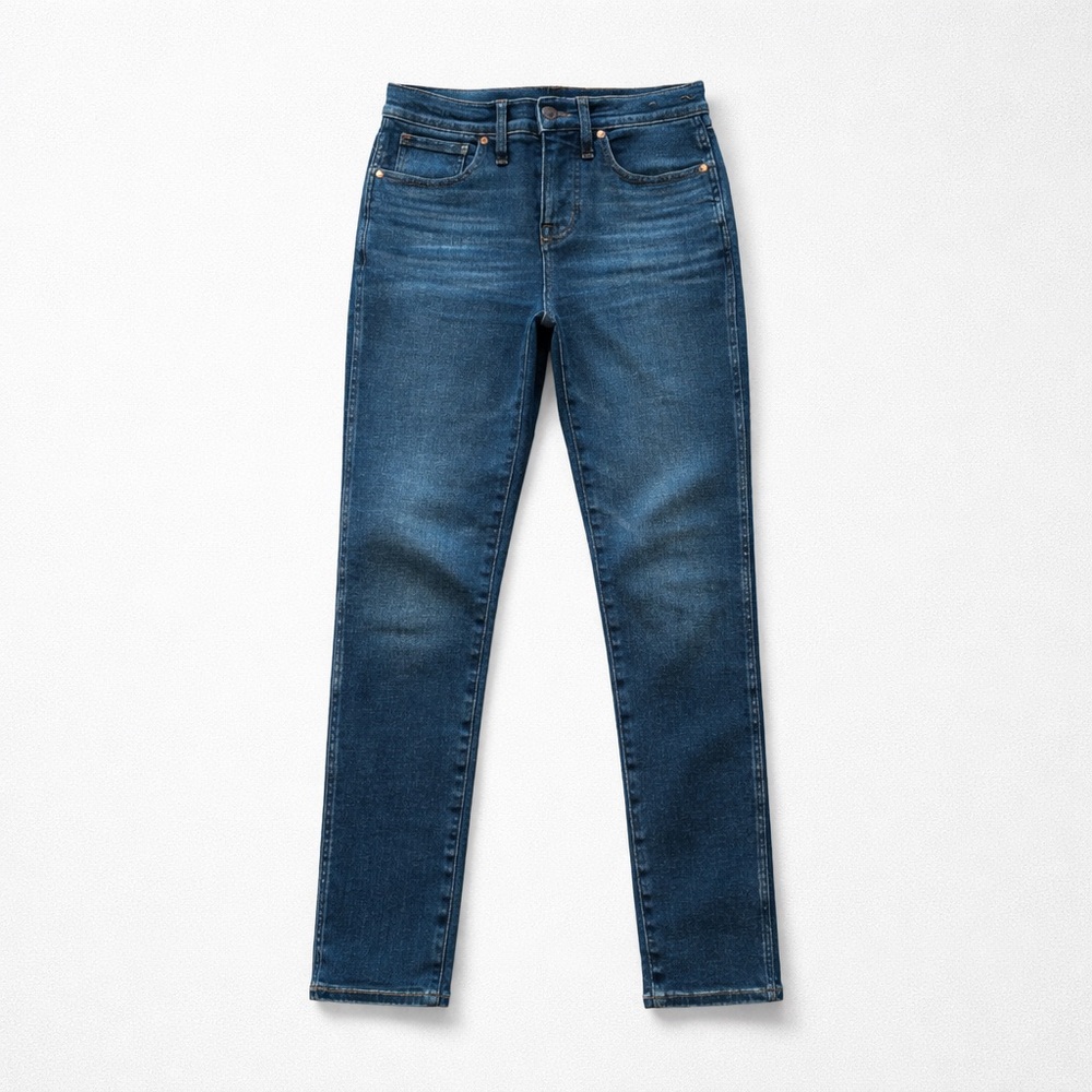 Madewell Deep Indigo High-Rise Skinny Jeans